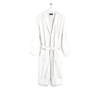 Caleffi Sirena Accappatoio con Cappuccio, Cotone , Bianco, XL, 37091