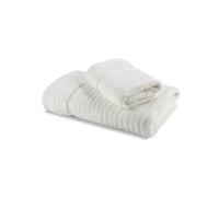 Caleffi Stripe Asciugamano con Ospite, Cotone , Panna, Standard, 73856