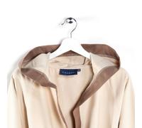 Caleffi, Tecno Bicolor, Accappatoio-L-Crema, Microfibra