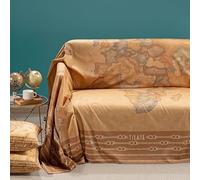 Caleffi Telo Arredo Copridivano Grandecor In Raso Di Cotone Geo Classic 24 Matrimoniale Alviero Martini 1A Classe - 270x270 cm