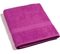 Caleffi - Telo Doccia, 100% Cotone Idrofilo, 100x150 cm, Colore Azalea, Modello Minorca