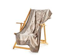 Caleffi Telo Mare Alviero Martini 1 rt. Geo Map 90x180 cm in Spugna 100% Cotone 420 g/m² Asciugamano Mare (Safari)