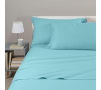 Caleffi Tinta unita flanella Completo Lenzuola, Flanella, Anice, Singolo, 74446, Caleffi