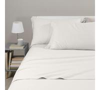 Caleffi Tinta unita flanella Completo Lenzuola, Flanella, Panna, Singolo, 74445, Caleffi