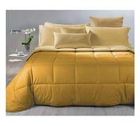 Caleffi Trapunta Bicolor in Cotone Letto Matrimoniale (Giallo Sole)
