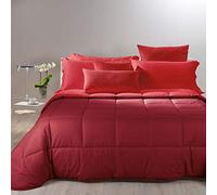 Caleffi Trapunta Bicolor Singolo Bordeaux in Cotone - 45172