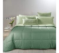 Caleffi Trapunta Bicolor Tinta Unita Matrimoniale Giada