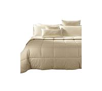 Caleffi - Trapunta Bicolor Tinta Unita Matrimoniale Naturale