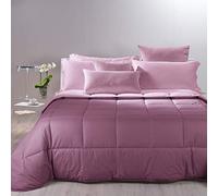 Caleffi - Trapunta Bicolor Tinta Unita Matrimoniale Orchidea