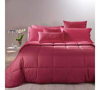 Caleffi - Trapunta Bicolor Tinta Unita Piazza e Mezza Corallo