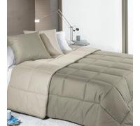 Caleffi - Trapunta Bicolor Tinta Unita Piazza e Mezza Naturale