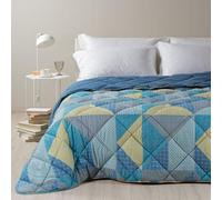 Caleffi Trapunta Denim Blues in Cotone