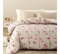 Caleffi Trapunta Fiorita in Microfibra matrimoniale colore rosa matrimoniale