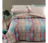 Caleffi Trapunta Fusion, trapunte matrimoniali, piumoni invernali (Mauve, Matrimoniale)