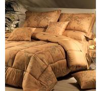 Caleffi Trapunta Matrimoniale 1ª Classe Geo Classic 260x265 cm | Invernale Imbottita 300gr/mq | Raso di Cotone 100% | Made in Italy