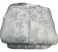 Caleffi Trapunta Matrimoniale in Raso di Cotone Jacquard Art. Fioralba - Corda, 2 Piazze