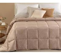 Caleffi Trapunta Matrimoniale in Raso Jacquard Art. Dorata - Beige, 2 Piazze