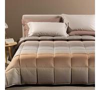 Caleffi Trapunta Matrimoniale invernale in microfibra Art. Larry 260x265 cm - Colore Gold