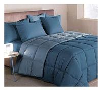 Caleffi Trapunta Modern Letto Singolo 1 Piazza Tinta Unita Double Face Vari Colori (Avio)