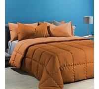 Caleffi Trapunta Modern Piazza e Mezza Arancio in Microfibra - 36075