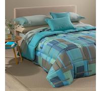 Caleffi Trapunta Piumone singola una piazza Lennox variante anice