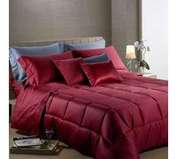 Caleffi Trapunta Raso Matrimoniale Bordeaux in Raso di Cotone - 18181