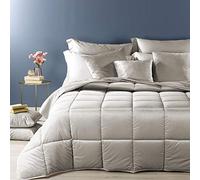 Caleffi - Trapunta Velvet Tinta Unita Matrimoniale Grigio