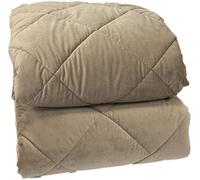 Caleffi - Trapunta Velvet Tinta Unita Matrimoniale Tortora