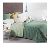 Caleffi TRAPUNTINO COPRILETTO Trapuntato Modern Tinta Unita Letto Singolo 1 Piazza (Giada)