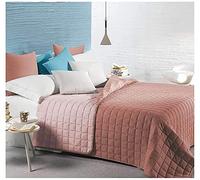 Caleffi TRAPUNTINO COPRILETTO TRAPUNTATO MODERN TINTA UNITA LETTO SINGOLO 1 PIAZZA (Rosa)