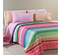 Caleffi Trapuntino Copriletto trapuntato singolo una piazza Decor corallo