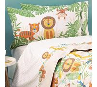Caleffi Tropical Completo Lenzuola, Cotone, Naturale, Piazza e Mezza, 1006333, Caleffi Kids