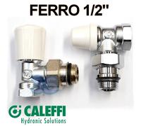 CALEFFI - Valvola detentore a squadra attacco ferro 1/2''