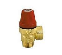 Valvola di sicurezza Caleffi serie 312 M/F 1/2 6 bar ottone 312460
