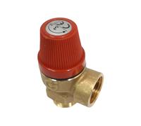 312430 Valvola di sicurezza ordinaria, attacchi MF 1/2" 3 BAR CALEFFI