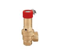 Valvola di sicurezza Caleffi 527 certificata e tarata 2,5 bar F 1/2 x 3/4 527425