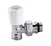 valvola a squadra termostatizzabile caleffi serie 338 allacci 3/8 per radiatori