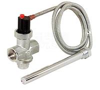 Caleffi, Valvole di Sicurezza Termica ST543, Caldaie dotate di Serpentino di Sicurezza o Palloncino E.C.S., Corpo in Ottone Cromato, Molla in acciaio inox, Guarnizioni EPDM, Raccordi 3/4 "F