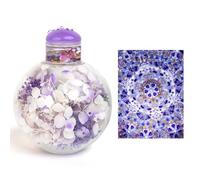 Caleidoscopio con ortensia After The Rain, mini caleidoscopio fatto a mano da 10,2 cm, per adulti, confezione regalo, arte in vetro, fiori conservati, regalo di anniversario di matrimonio, compleanno