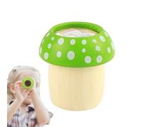 Caleidoscopio di funghi,Caleidoscopio di legno,Giocattolo caleidoscopio di funghi in legno naturale | Telescopio portatile per bambini, giocattolo per lo sviluppo e scienze 'educazione per la cognizio