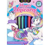 Caleidoscopio. Magici unicorni. Ediz. illustrata. Con 6 pennarelli