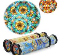 Caleidoscopio Magico 2 Pezzi, Caleidoscopio del Vecchio Mondo, Caleidoscopi Classici Lunghi, Caleidoscopi Giocattolo per Regali per Ragazzi e Ragazze, Giocattoli per Bambini