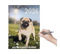 Calendar 2026 | Christmas Animal Monthly Planner | Thick Paper Wall Desk Calendar | for Schedule To-Do Notes Home Decor Porch Classroom Living Room Dorm Office Birthday Family