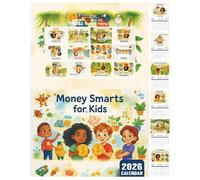 Calendar 2026 for Kids, Toddler Smart Money Calendar, Colorful Educational Wall Planner for Home, Bedroom, Classroom Use, Daily Visual Tool to Build Routines and Time Awareness