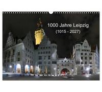 Calendar 2027 · US Version · 1000 years of Leipzig (1015 - 2027) (Wall Calendar