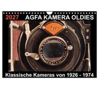 Calendar 2027 · US Version · AGFA KAMERA OLDIES Classic cameras from 1926 - 1974