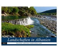 Calendar 2027 · US Version · Albania landscapes (Wall Calendar 2027 17" × 12" la