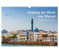Calendar 2027 · US Version · Along the coast of Muscat (Wall Calendar 2027 17" ×