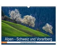 Calendar 2027 · US Version · Alps - Switzerland and Vorarlberg (Wall Calendar 20