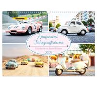 Calendar 2027 · US Version · Amigurumi vehicle dreams - crochet style in pastel